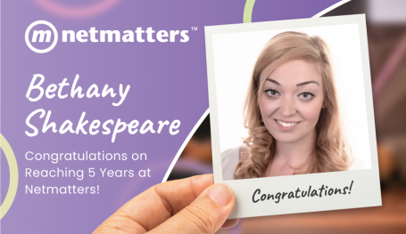 Bethany Shakespeare - Netmatters 5 Year Legend