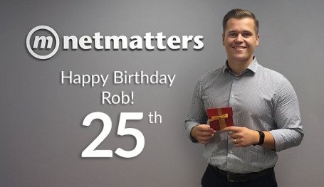 Rob Gray 25th birthday