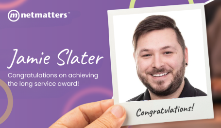 Jamie Slater Netmatters 5 year legend service award