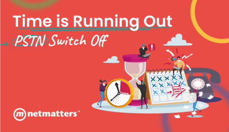 Time is Running Out - PTSN Switch Off with a clock, hourglass and calendar