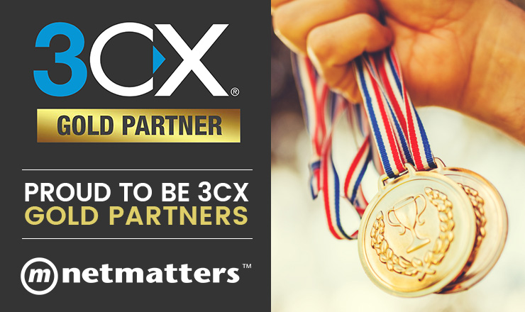 3CX Gold Partner plaque