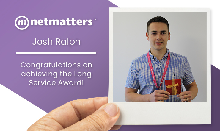 Josh Ralph achieves long service award