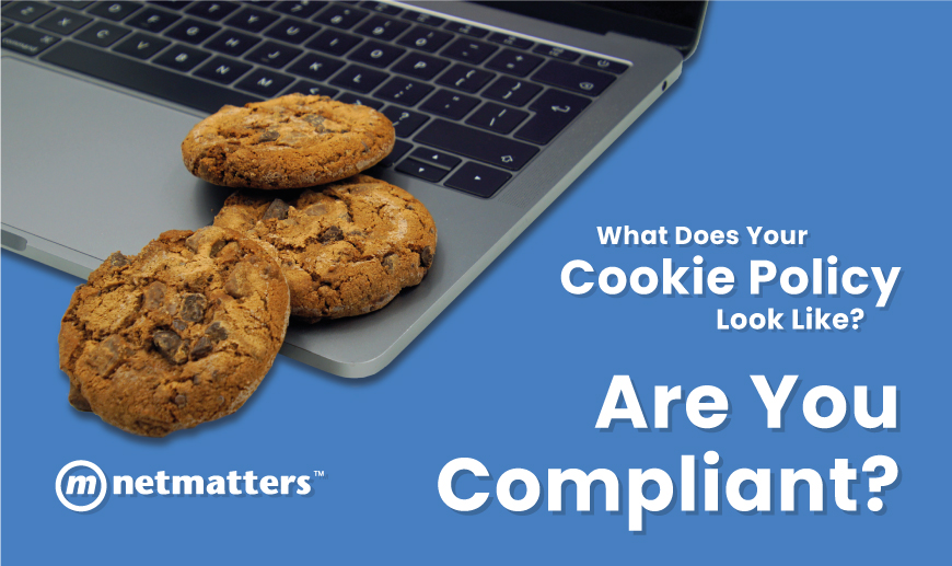 Cookies on a laptop to demonstrate the need for a compliant cookie policy