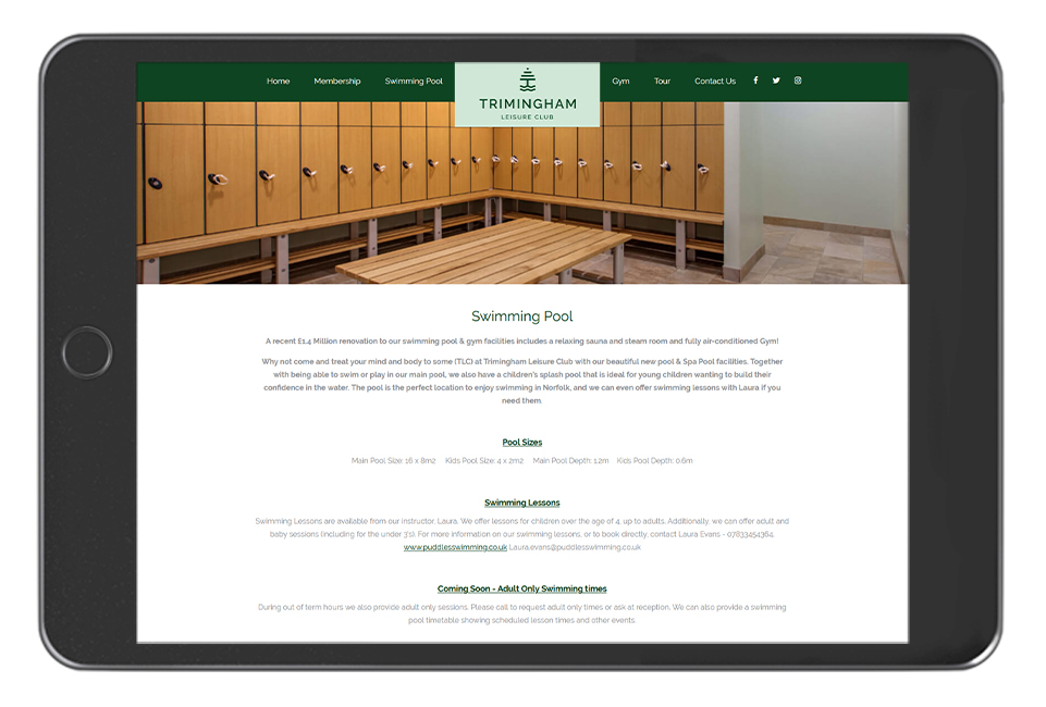 Trimingham iPad Mock Up - Netmatters Trimingham iPad Mock Up - Netmatters