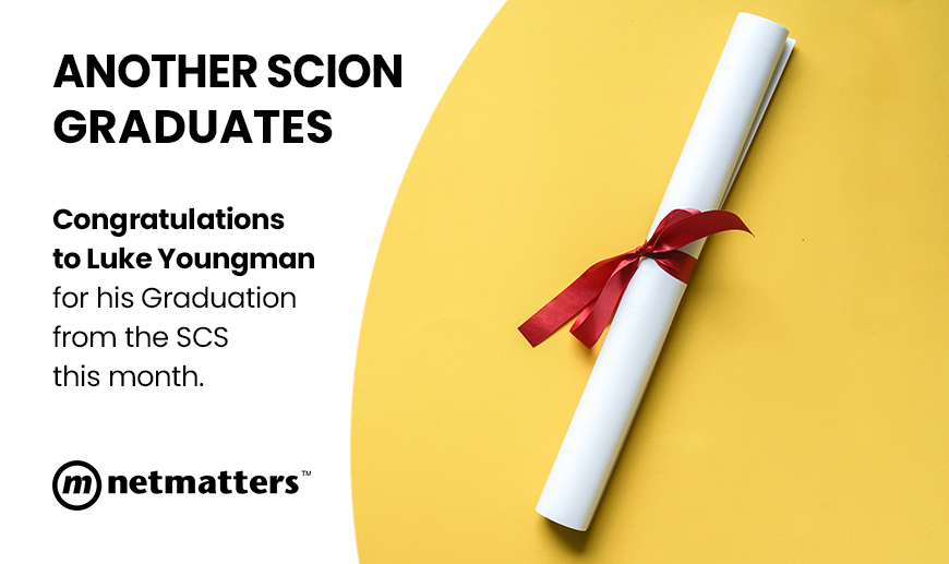 Congratulations to SCS Graduate Luke Youngman