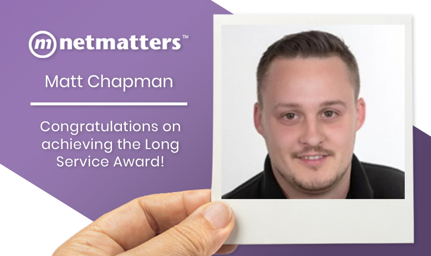 Matt Chapman Achieves Long Service Award