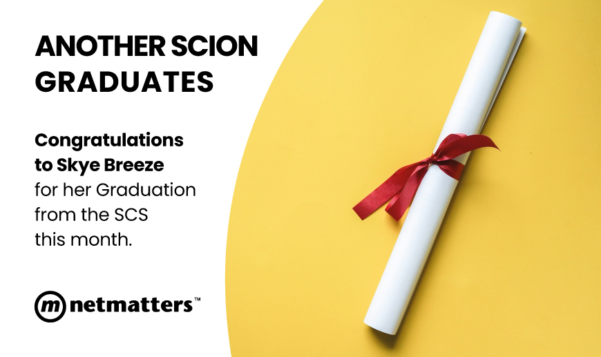 Skye Breeze monthly SCS graduate