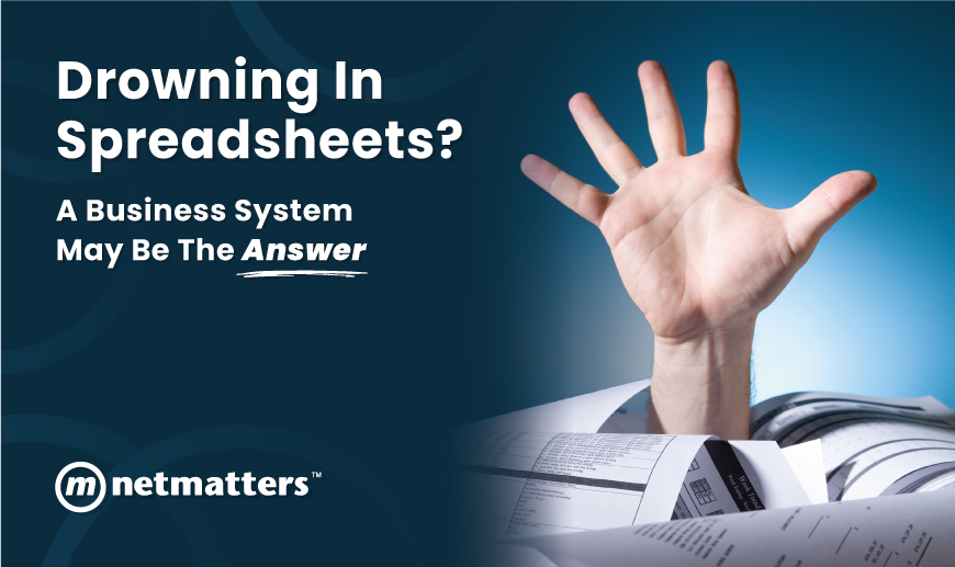 Drowning in Spreadsheets? A business system may be the answer
