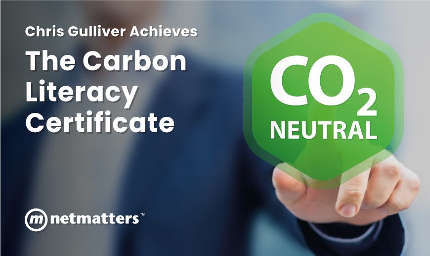 Chris Gulliver Achieves The Carbon Literacy Certificate