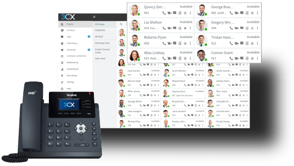 3CX System for Web Meetings, Calls and Lice Chats