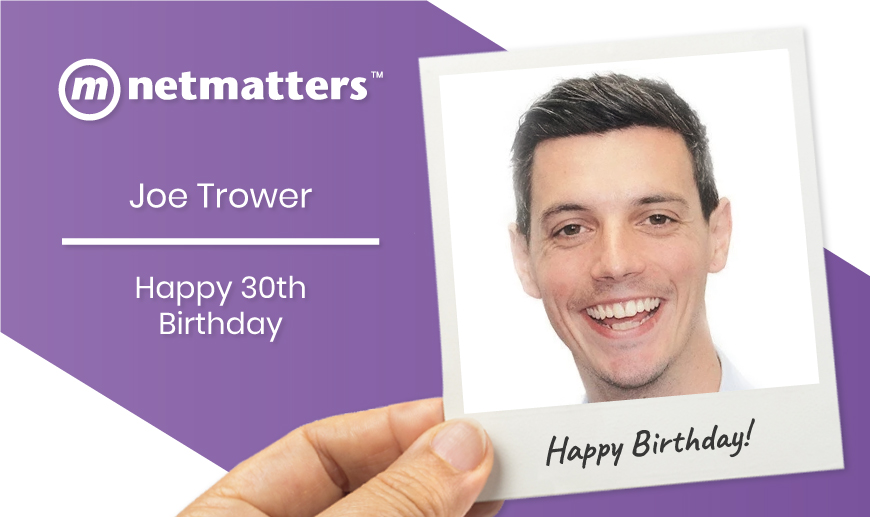 Happy 30th Birthday Joe Trower!