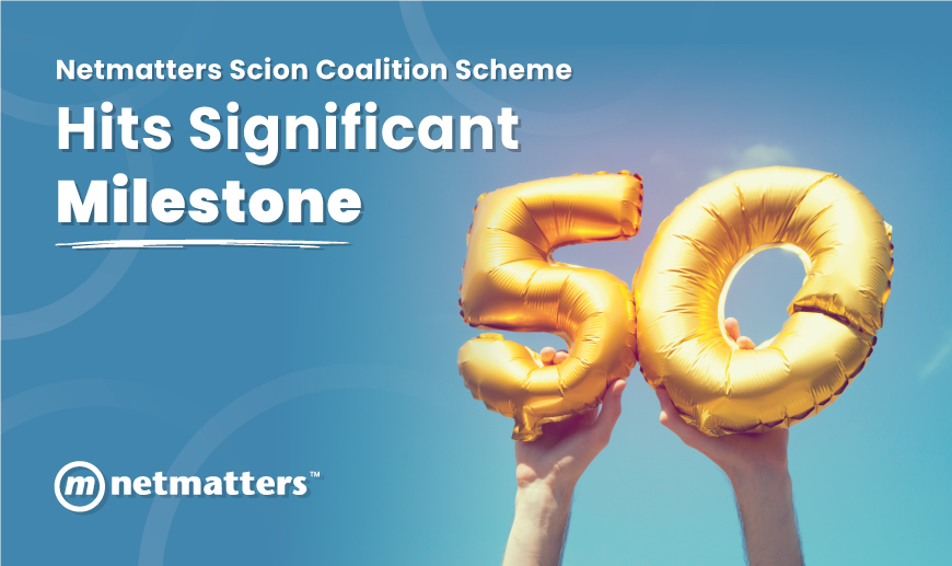 Netmatters Scion Coalition Scheme Hits Significant Milestone