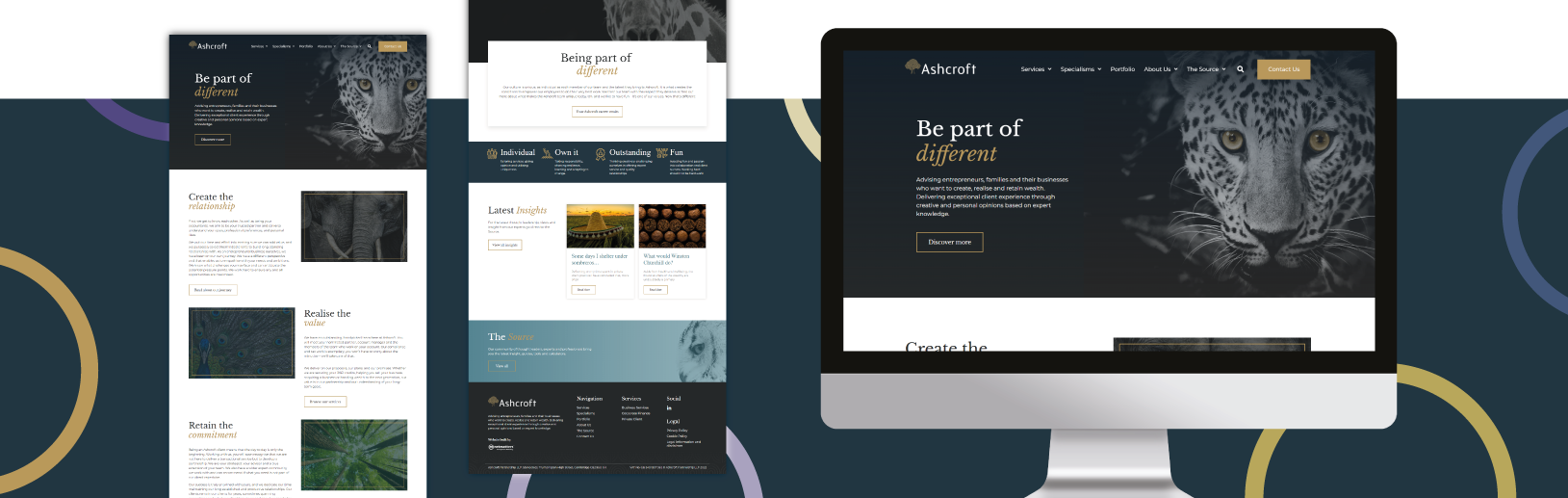 Ashcroft Partnership Website Build, Design & Development