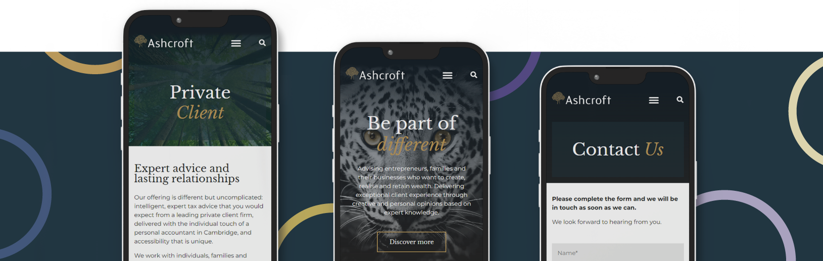 Ashcroft Partnership Mobile Friendly Website Build
