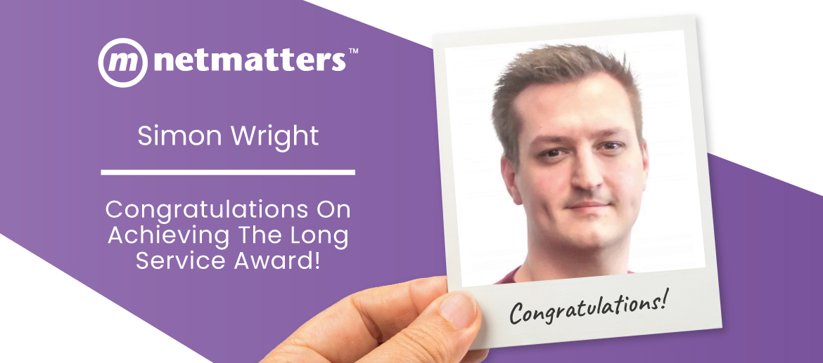 Simon Wright - Netmatters 10 Year Hero