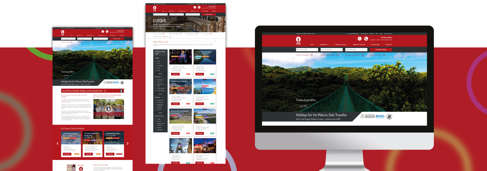 Netmatters - One Traveller Website Design, Desktop & Mobile Friendly - Norwich, Norfolk & East Anglia