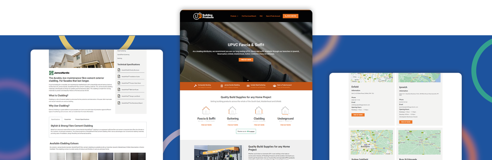 UP Building Products - Web Case Study