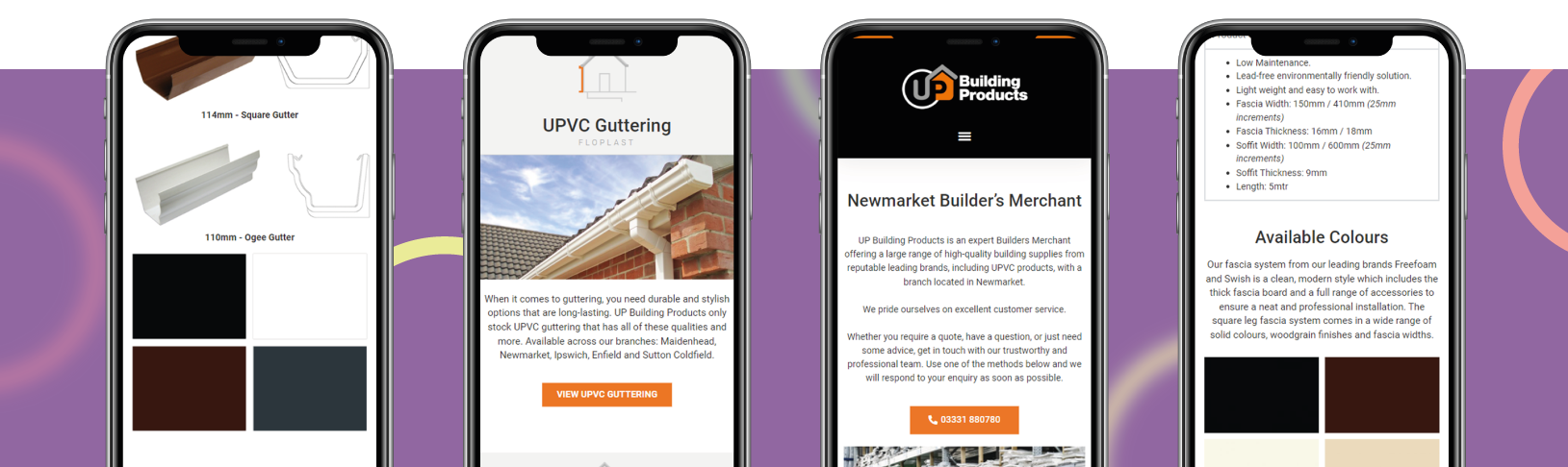 UP Building Products - Web Case Study