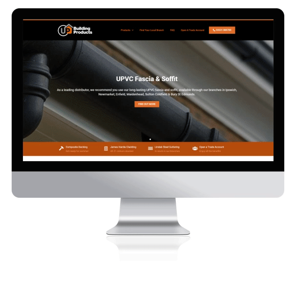 UP Building Products - Web Case Study