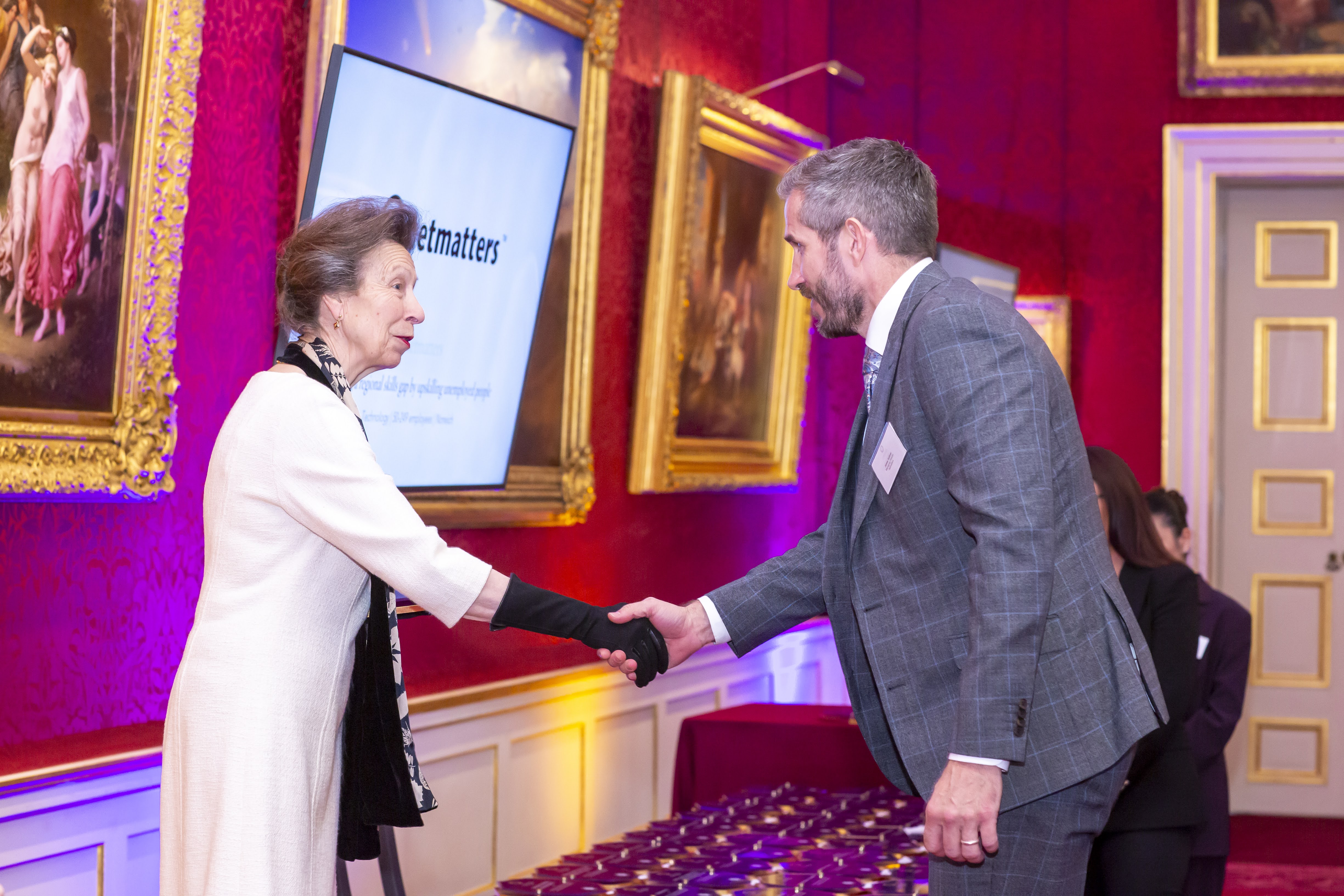 Our director meeting Princess Anne.