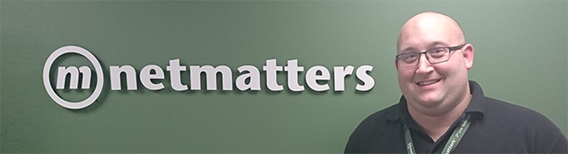 Netmatters employee who became a 2nd Line IT Technician