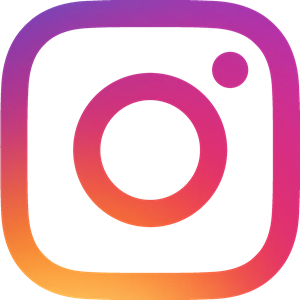 Vibrantly coloured Instagram logo