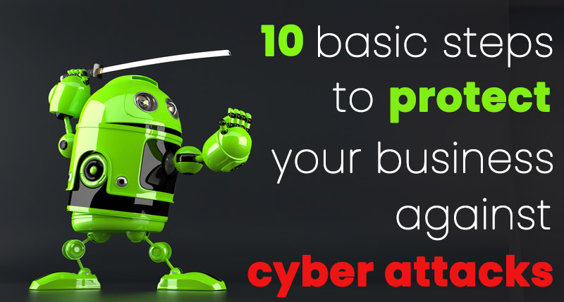 Cyber security robot wielding a katana