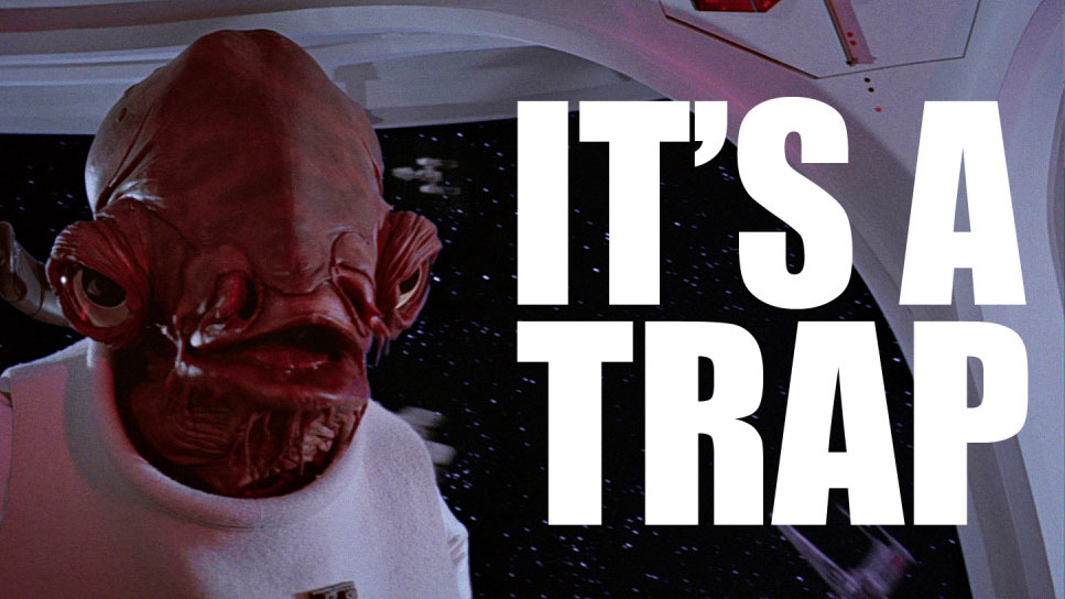 It's a trap image macro