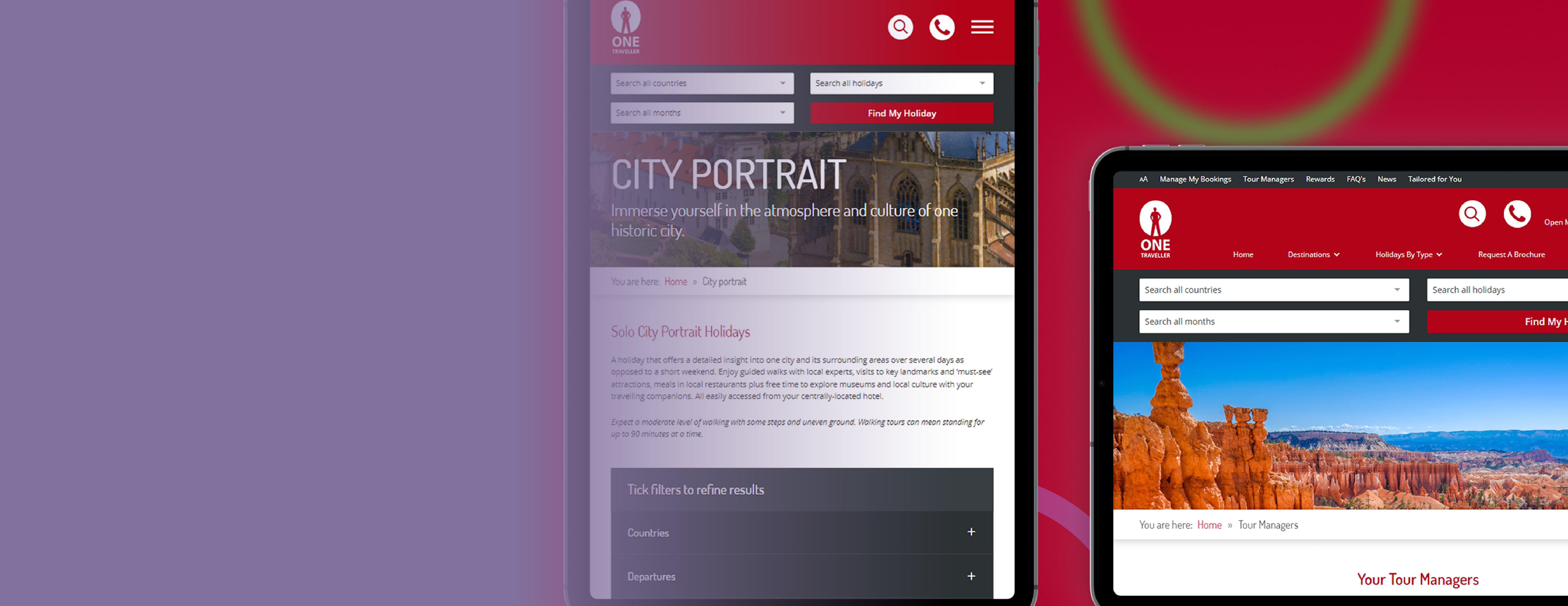 One Traveller - Web Case Study